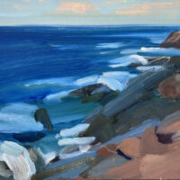 2023 oil on linen panel 8 x 10 inches