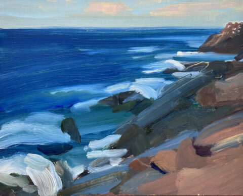 2023 oil on linen panel 8 x 10 inches