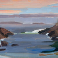 2023 oil on linen panel 8 x 10 inches