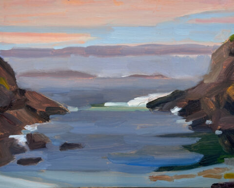 2023 oil on linen panel 8 x 10 inches
