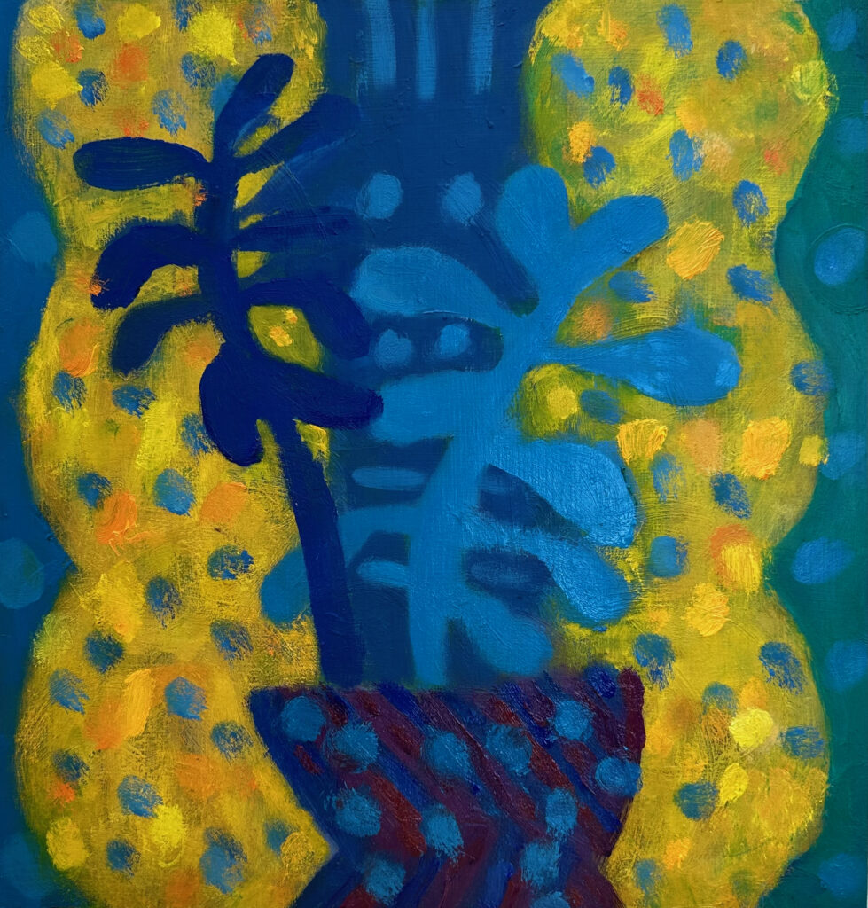 2024 oil on canvas 16 x 15 inches