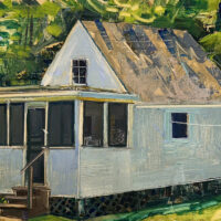 2022 oil on panel 8 3/4 x 20 inches