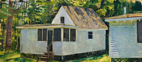 2022 oil on panel 8 3/4 x 20 inches