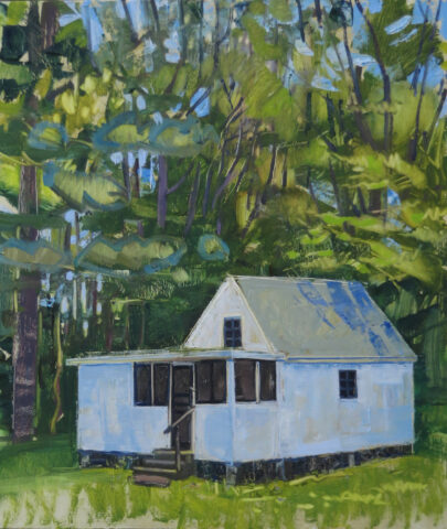 2022 oil on panel 19 3/4 x 17 inches