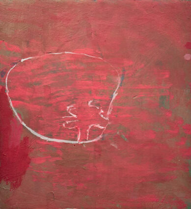 2008 oil on panel 12 x 11 inches