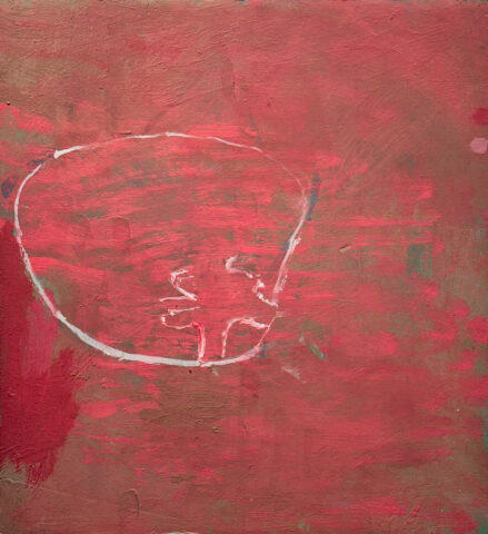 2008 oil on panel 12 x 11 inches