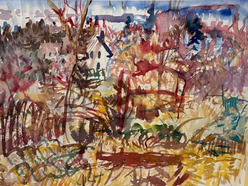 2022 watercolor 18 x 24 inches