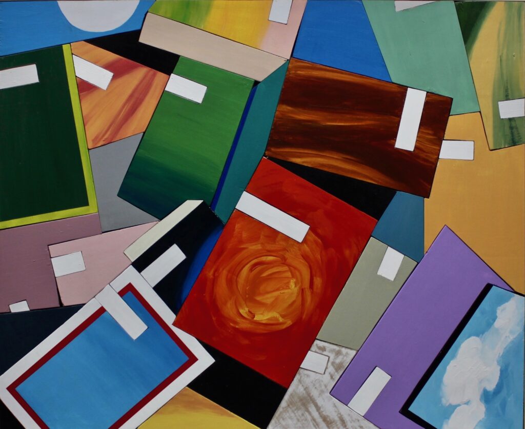 2023 acrylic on wood 22 3/4 x 27 3/4 inches