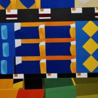 2023 acrylic on wood 48 x 36 inches