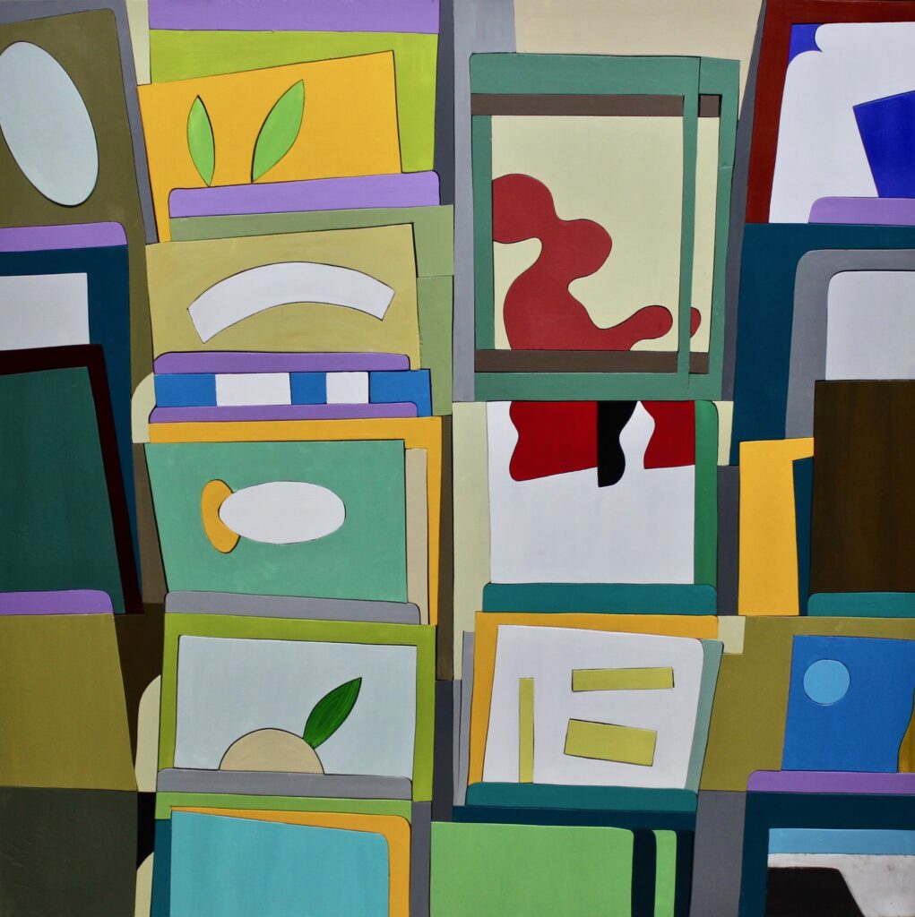 2023. acrylic on wood. 36 x 36 inches