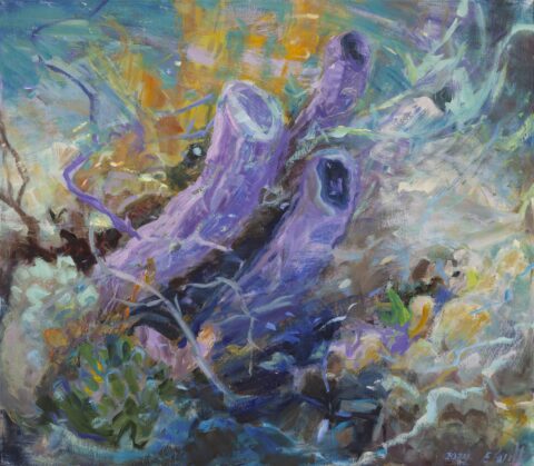 2024 oil on linen 45 x 38 inches