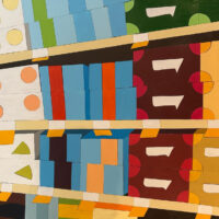 2025 acrylic on wood 26 1/2 x 26 1/2 inches