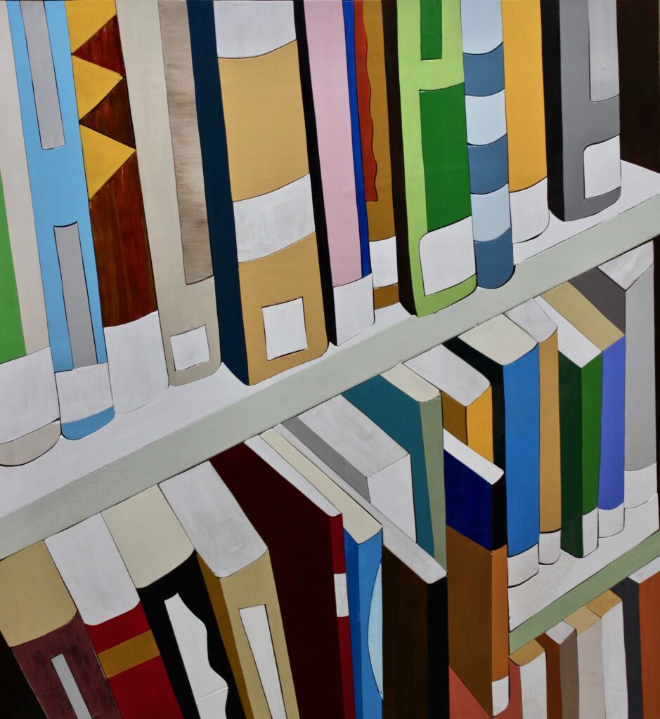 2024 acrylic on wood 29 x 27 inches