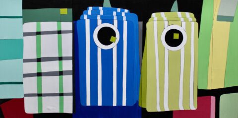 2024 acrylic on wood 19 x 28 inches