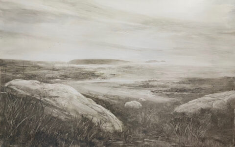 oil on Yupo 26 x 40 inches