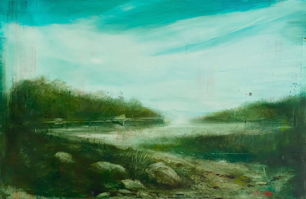 oil on Yupo 26 x 40 inches