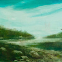 oil on Yupo 26 x 40 inches