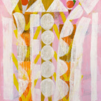 2025 oil and acrylic on canvas 40 x 38 inches