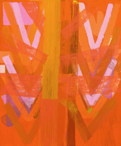2025 oil and acrylic on canvas 42 x 35 inches