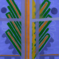2025 oil and acrylic on canvas 42 x 35 inches