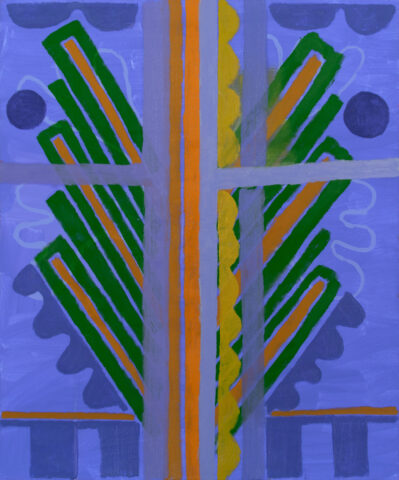 2025 oil and acrylic on canvas 42 x 35 inches
