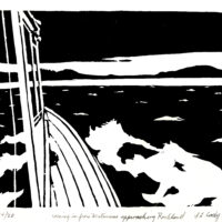 n.d. woodblock print 9 x 10 1/2 inches