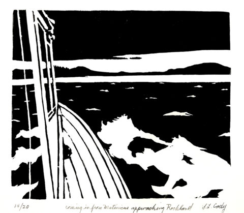 n.d. woodblock print 9 x 10 1/2 inches