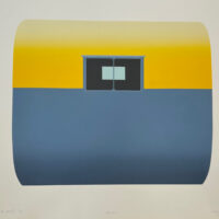1985 silkscreen print 29 x 39 inches