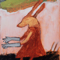 2025 ceracolor on panel 5 x 7 inches
