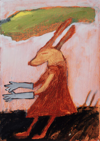 2025 ceracolor on panel 5 x 7 inches