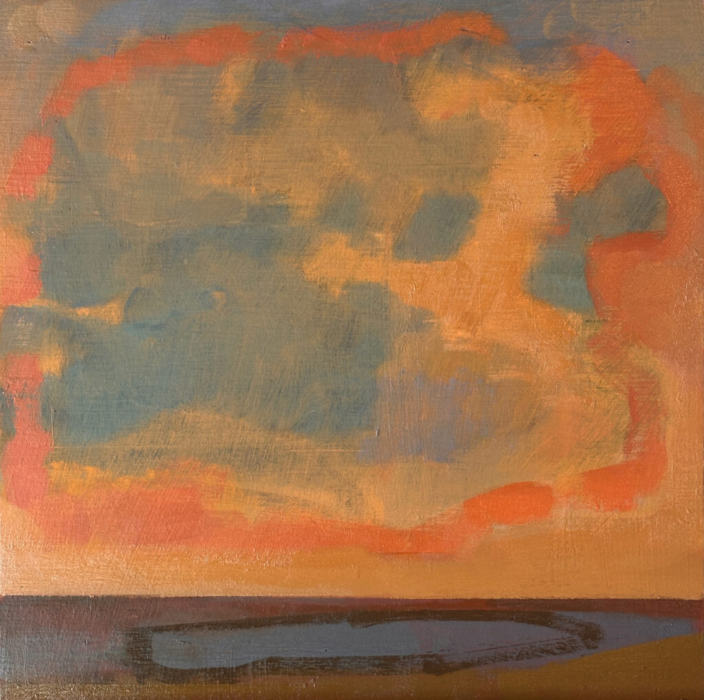 2024 oil on panel 12 x 12 inches