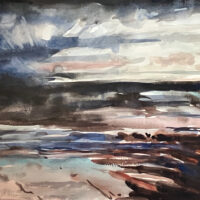 watercolor on paper 11 x 15 inches