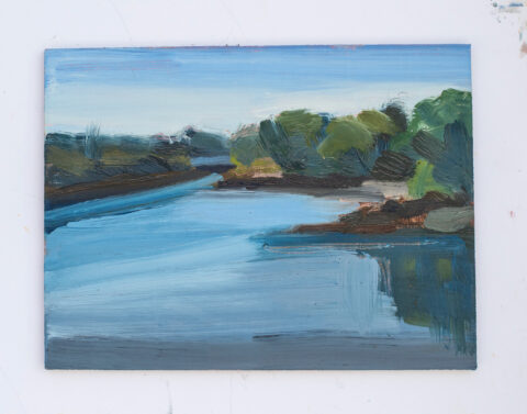 2 024 oil on line panel 6 x 8 inches