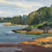 2024 oil on linen panel 6 x 8 inches
