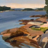 2025 oil on linen panel 8 x 8 inches