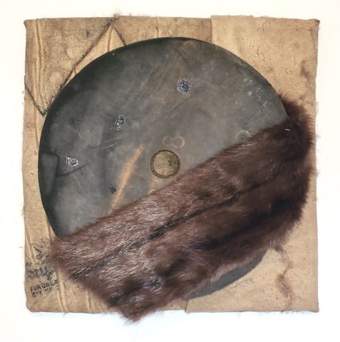 2025 rock hopper, fur on board 15 x 15 x 3 inches