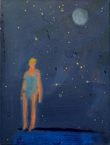 2025 acrylic on canvas 12 x 9 inches