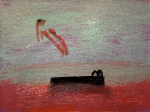 2025 acrylic on canvas 9 x 12 inches