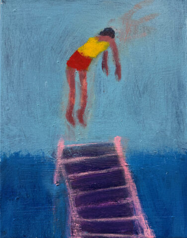 2025 acrylic on canvas 14 x 11 inches