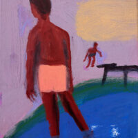 2025 acrylic on canvas 14 x 11 inches