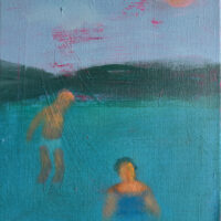 2025 acrylic on canvas 14 x 11 inches