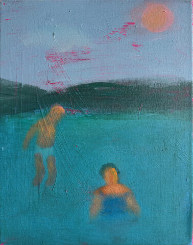2025 acrylic on canvas 14 x 11 inches