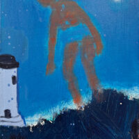 2025 acrylic on canvas 14 x 11 inches