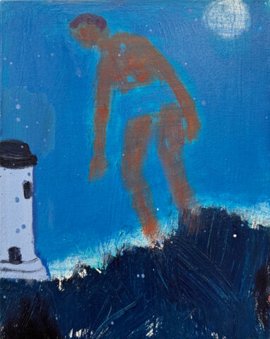2025 acrylic on canvas 14 x 11 inches