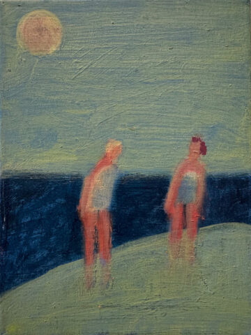 2025 acrylic on canvas 12 x 9 inches