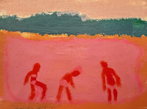 2025 acrylic on canvas 6 x 8 inches