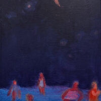 2025 acrylic on canvas 14 x 11 inches