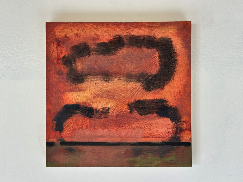 2024 oil on panel 8 x 8 inches