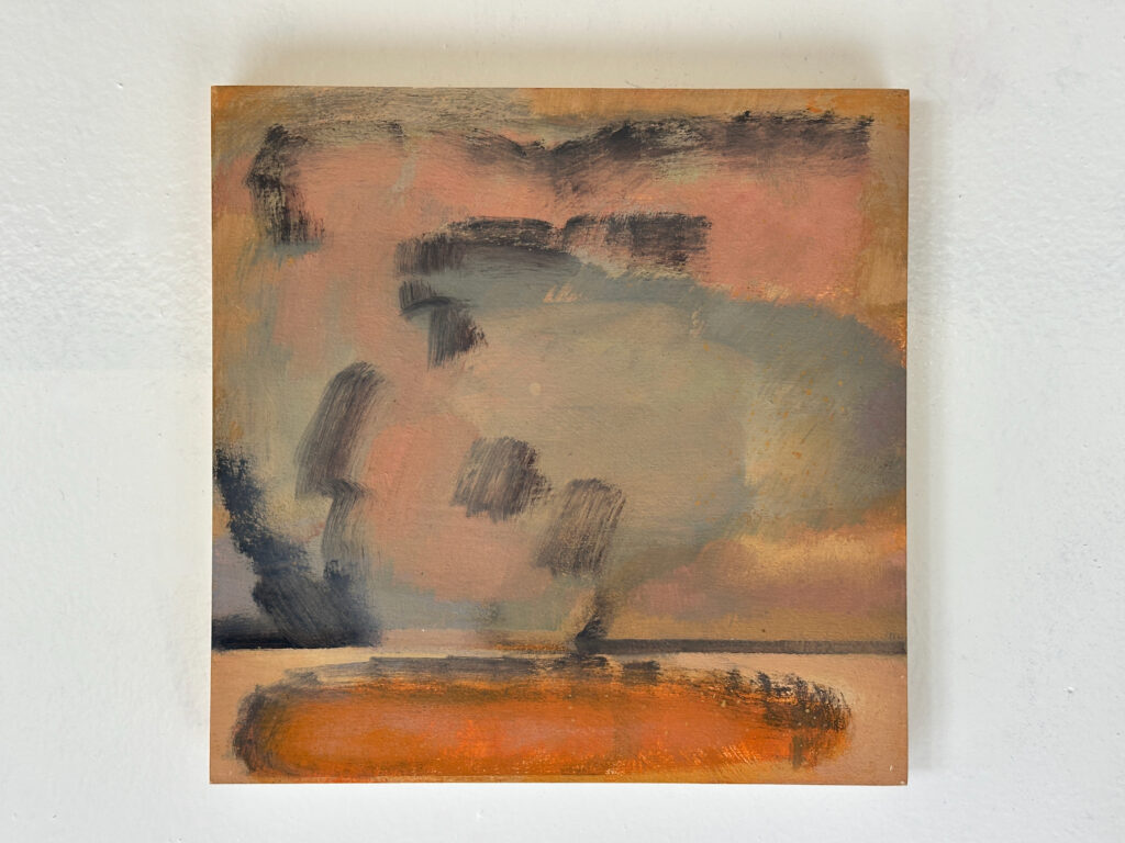 2024 oil on panel 8 x 8 inches