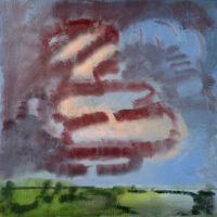 2025 oil on wood panel 16 x 16 inches